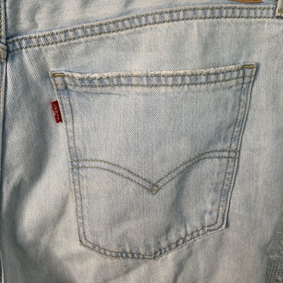 Levi's Low Pro Straight Leg Light Wash Denim Jeans sz 31 - Picture 6 of 9